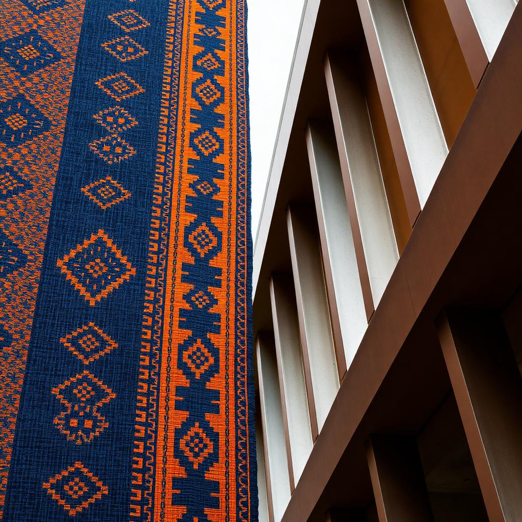 Textiles ouest-africains et architecture contemporaine